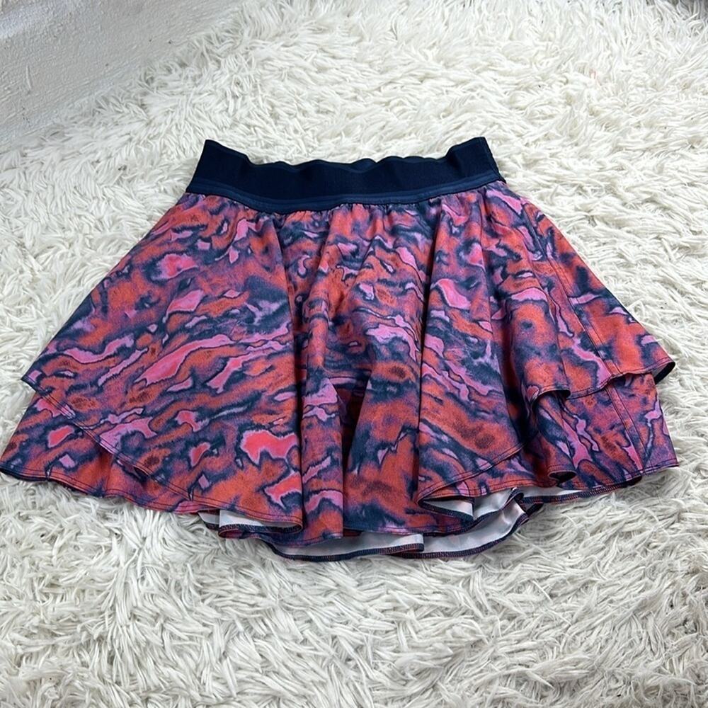 Lululemon Court Rival High Rise Skirt Tall Chroma Clash Multi / Mineral